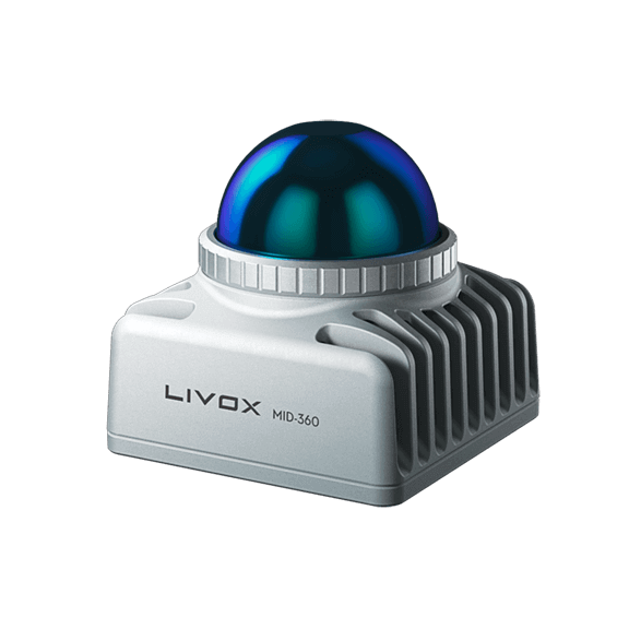 Livox Mid-360S LiDAR sensor – 360° perception for robotics and autonomy