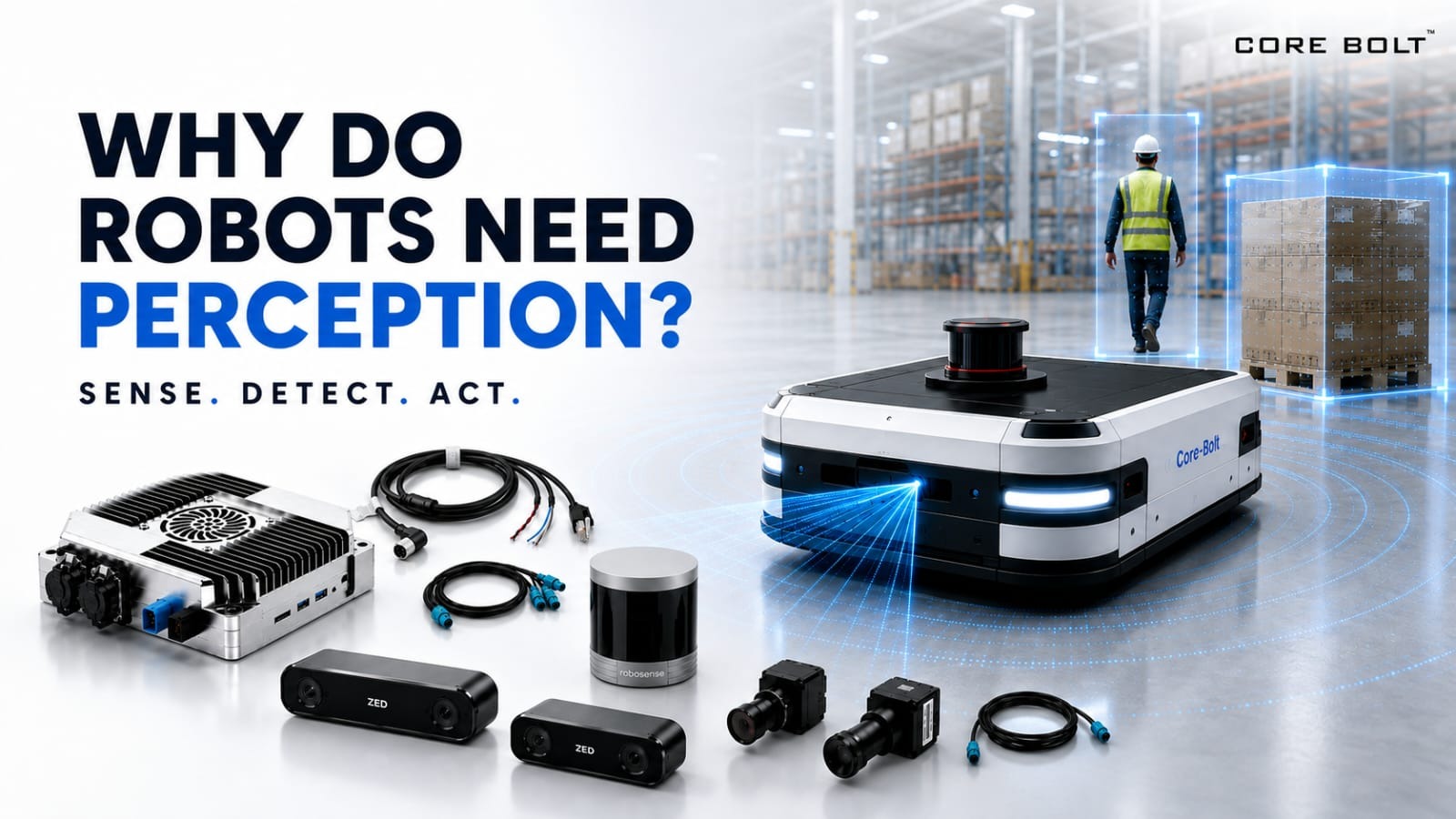 Why Robots Need Perception: The Foundation of Intelligent Robotics